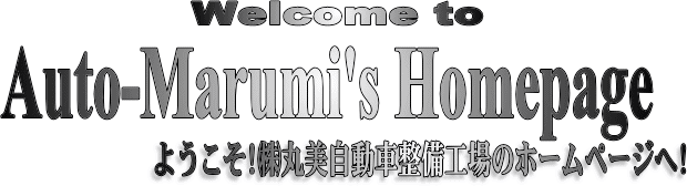 Welcome to Auto-Marumi's Homepage